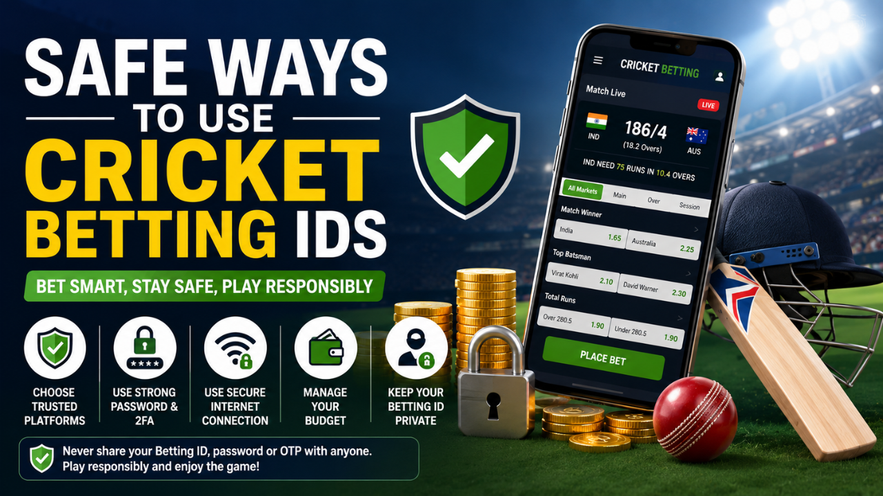 Safe Ways to Use Cricket Betting IDs